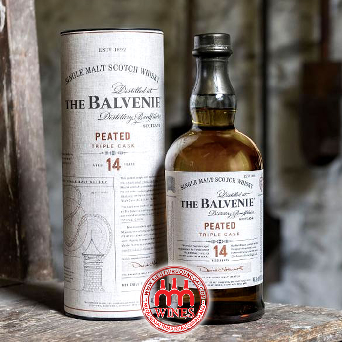 THE BALVENIE PEATED TRIPLE CASK AGED 14 YEARS | Rượu Ngoại Chính Hãng